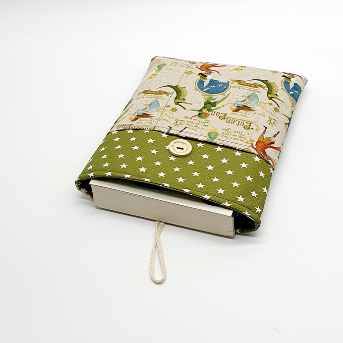 Funda para libro o tablet Peter Pan - Mericuquis funda hecha a mano!!