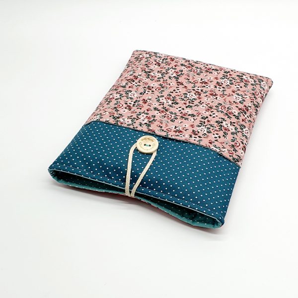Funda libro flores rosa 6
