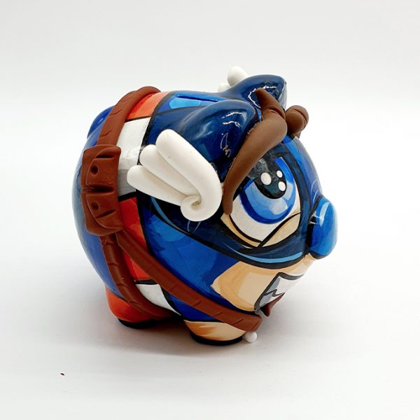 Hucha cerdito capitan america clasico 4
