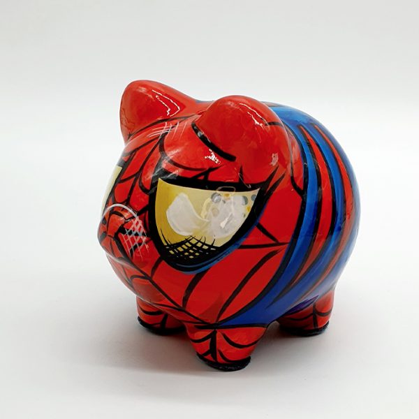 Hucha cerdito Spiderman 2