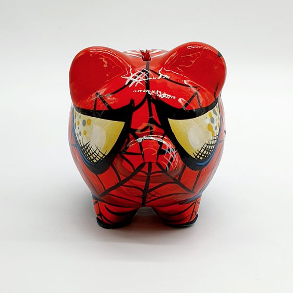 Hucha cerdito Spiderman 4