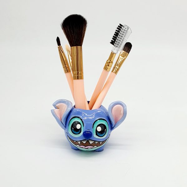 Botecitos brochas maquillaje Stitch