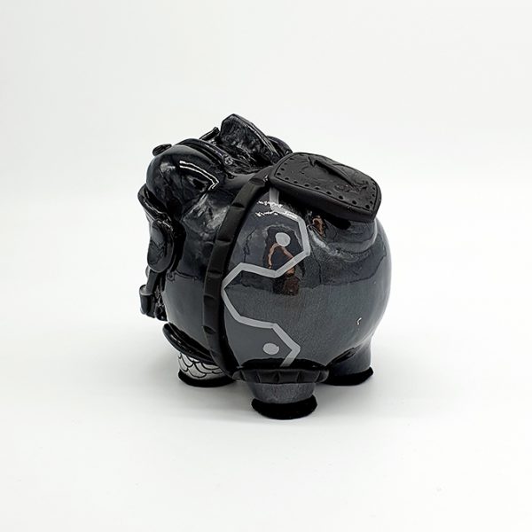 Hucha cerdito caballero oscuro Fortnite - Mericuquis Ideal para regalar!