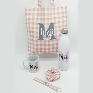 Pack regalo vichy rosa