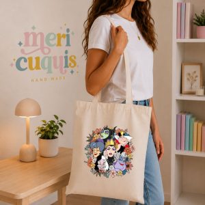 Tote bag Malvadas flores