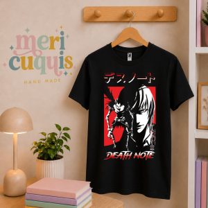 Camiseta Death Note rojo